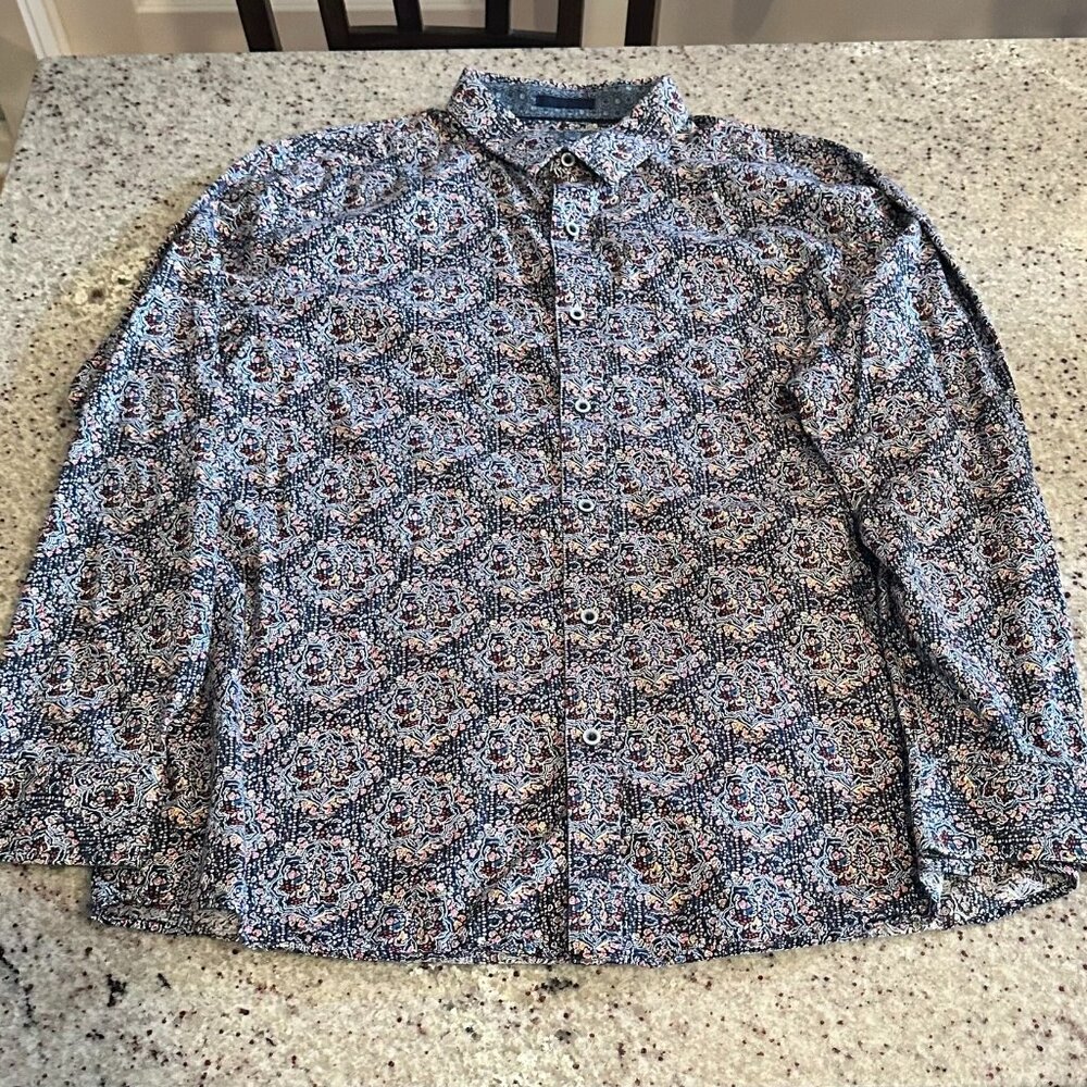 Johnston & Murphy Men's Long Sleeve Button-Down